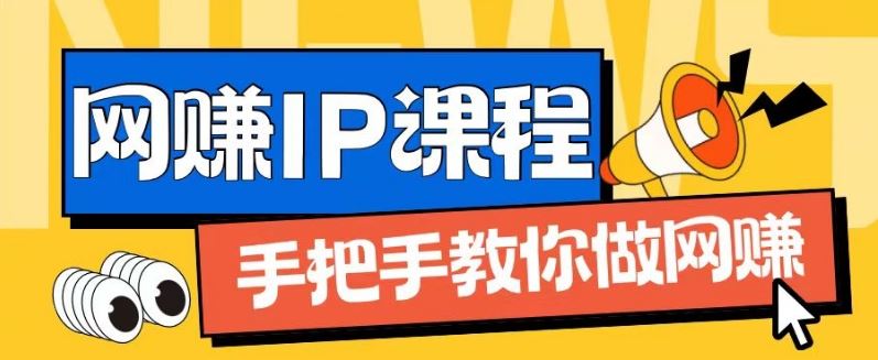 ip合伙人打造1.0，从0到1教你做网创，实现月入过万【揭秘】-百川聊项目