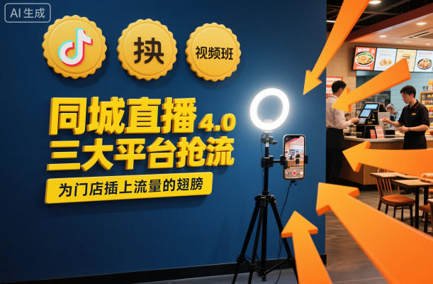 同城直播实操班4.0，三大平台抢流，为门店插上流量的翅膀-百川聊项目