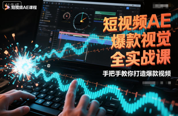 短视频AE爆款视觉全实战课，手把手教你打造爆款视频-百川聊项目
