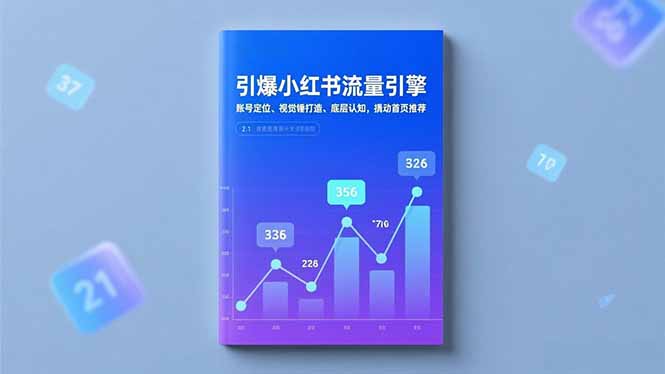 引爆小红书流量引擎，账号定位、视觉锤打造、底层认知，撬动首页推荐-百川聊项目