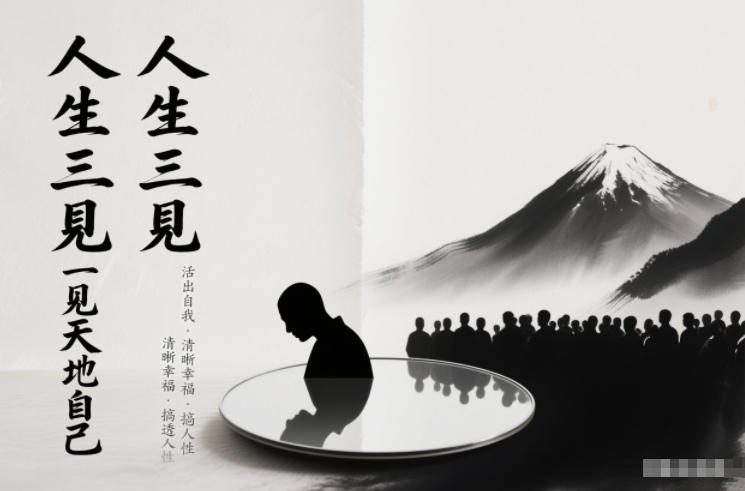 人生三见一见天地见众生见自己，活出自我拥有清晰幸福人生，搞透人性-百川聊项目