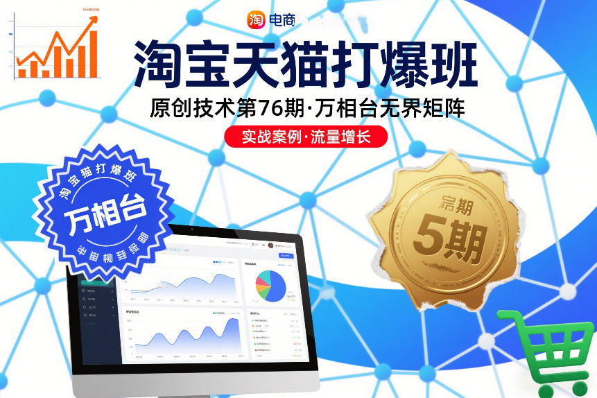 淘宝天猫打爆班原创技术第76期，万相台无界矩阵-百川聊项目