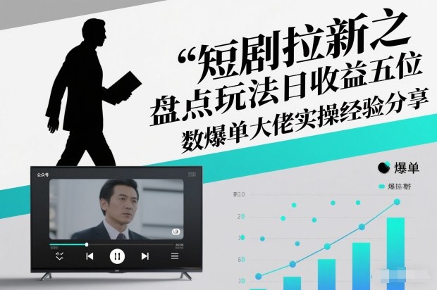 短剧拉新之盘点玩法日收益五位数爆单大佬实操经验分享-百川聊项目