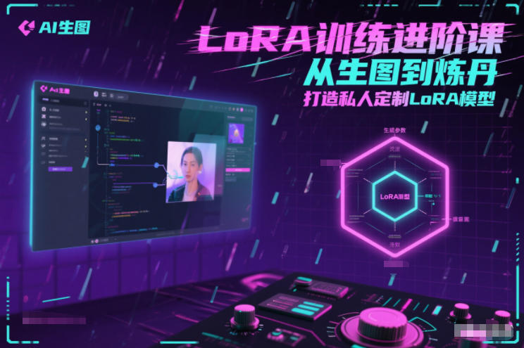 LoRA训练进阶课,从生图到炼丹,打造私人定制LoRA模型-百川聊项目
