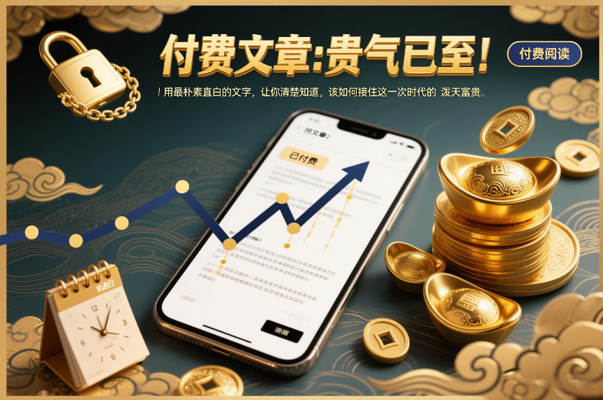 付费文章：贵气已至！用最朴素直白的文字，让你清楚知道，该如何接住这一次时代的泼天富贵-百川聊项目