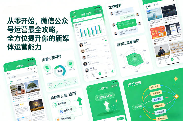 从零开始，微信公众号运营最全攻略，全方位提升你的新媒体运营能力-百川聊项目
