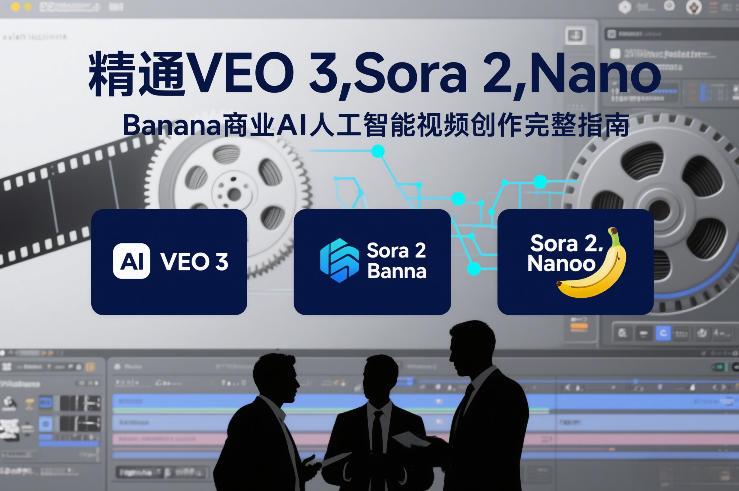 精通VEO 3，Sora 2，Nano Banana商业AI人工智能视频创作完整指南-百川聊项目