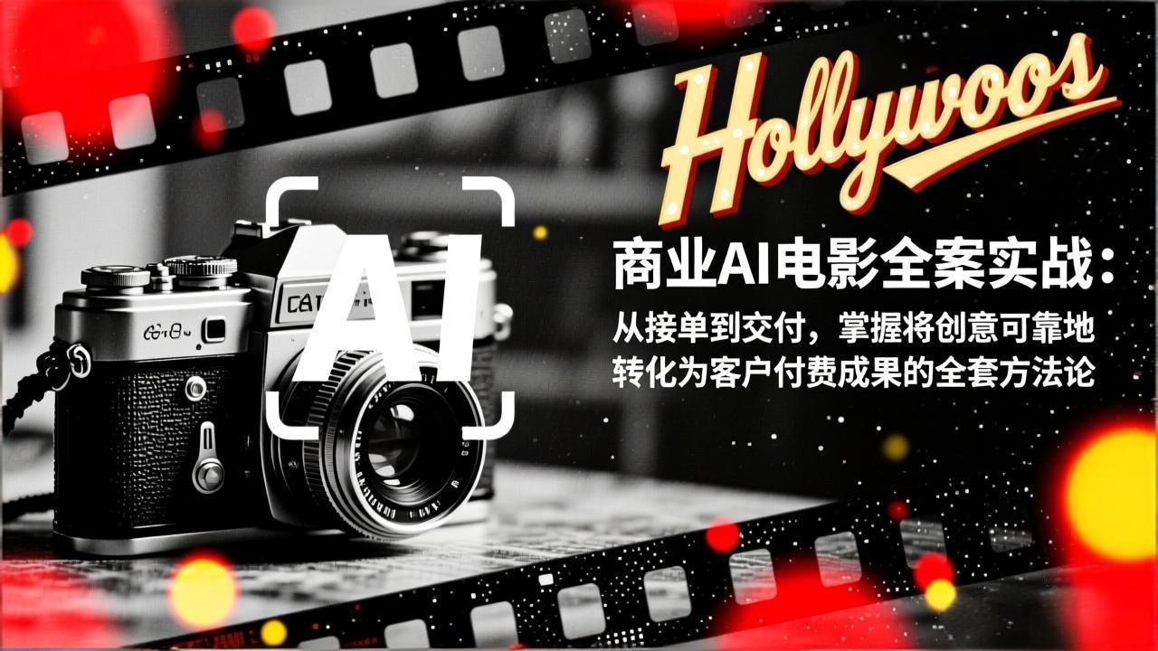 商业AI电影全案实战：从接单到交付，掌握将创意可靠地转化为客户付费成果的全套方法论-百川聊项目