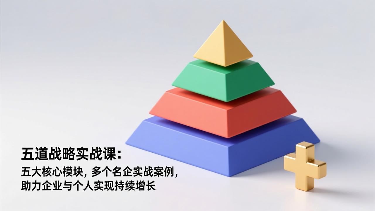 五道战略实战课：五大核心模块，多个名企实战案例，助力企业与个人实现持续增长-百川聊项目