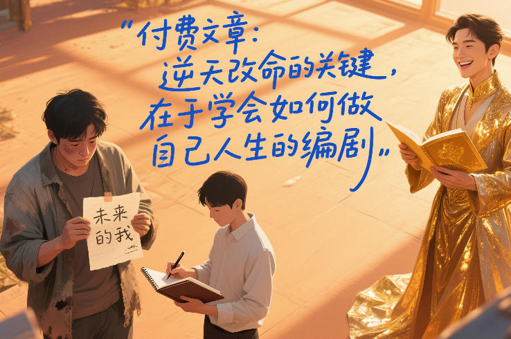 付费文章：逆天改命的关键，在于学会如何做自己人生的编剧-百川聊项目