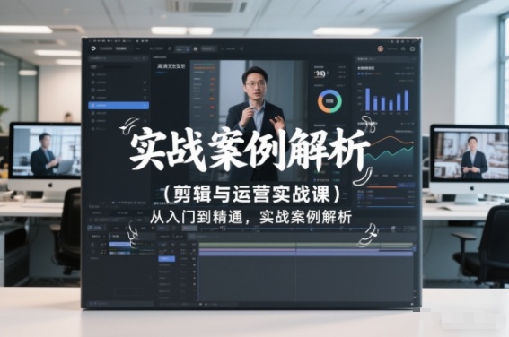 剪辑与运营实战课，从入门到精通，实战案例解析(更新2026)-百川聊项目