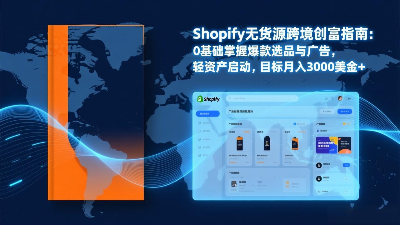 Shopify爆款打法实战：从选品到广告投放，复制爆款模型，驱动独立站月销售额破万刀-百川聊项目