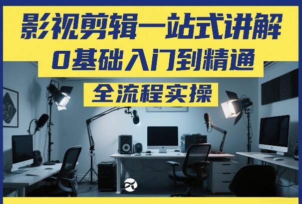 影视剪辑一站式讲解，0基础入门到精通，全流程实操-百川聊项目