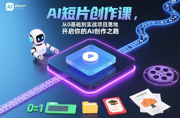 AI短片创作课，从0基础到实战项目落地，开启你的AI创作之路(更新)-百川聊项目