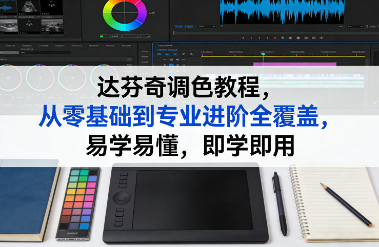 达芬奇调色教程，从零基础到专业进阶全覆盖，易学易懂，即学即用-百川聊项目