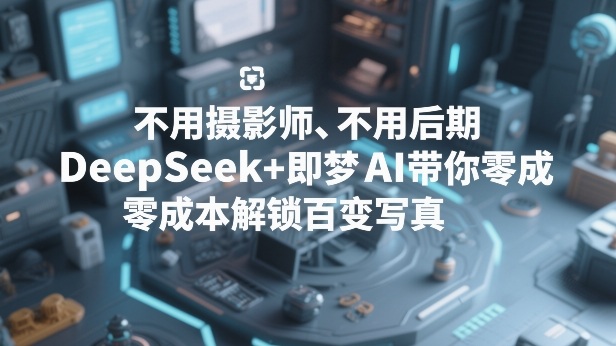不用摄影师、不用后期，DeepSeek+即梦AI带你零成本解锁百变写真！-百川聊项目