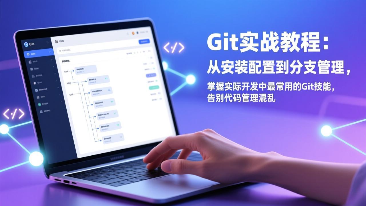 Git实战教程：从安装配置到分支管理，掌握实际开发中最常用的Git技能，告别代码管理混乱-百川聊项目