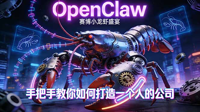 OpenClaw，小龙虾-从产品到爆款的成长之路，手把手教你如何打造一个人的公司-百川聊项目