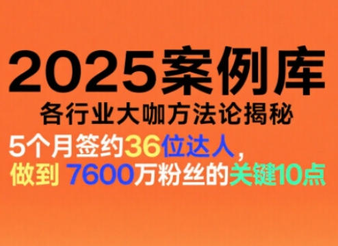 波波来了案例库，收录各行业大咖的方法论，各行业大咖方法论揭秘(更新2026年3月)-百川聊项目