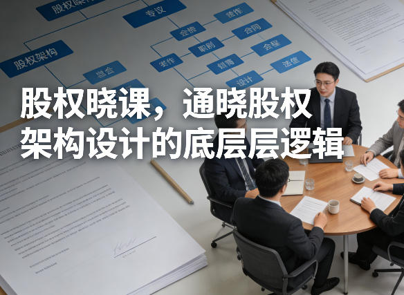 股权晓课，通晓股权架构设计的底层逻辑-百川聊项目