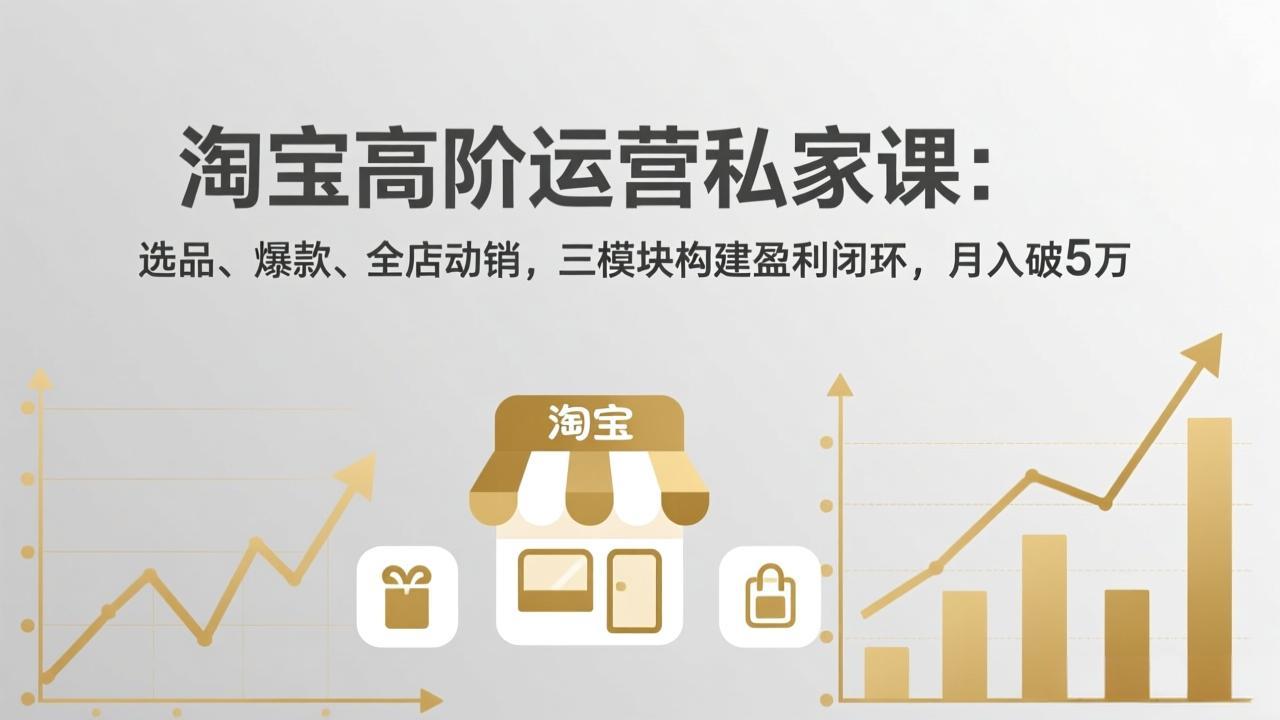 淘宝高阶运营私家课(更新26年4月-百川聊项目