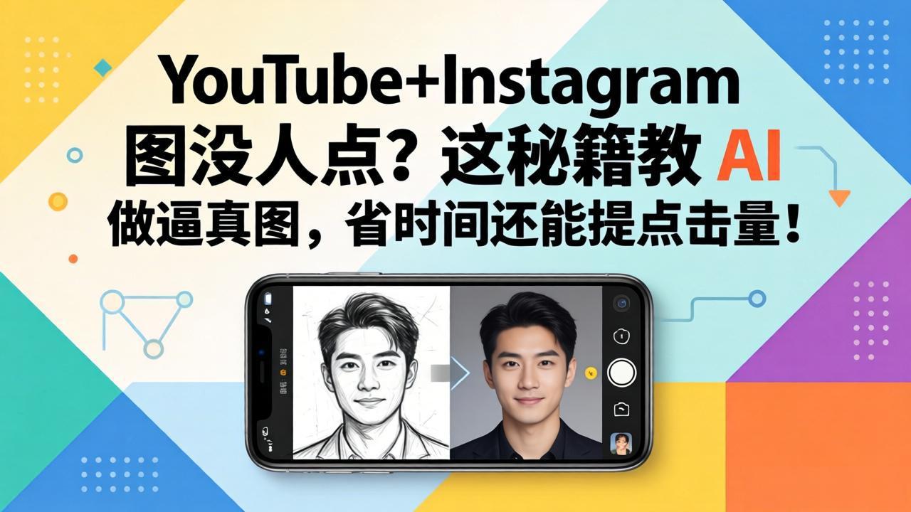 YouTube+Instagram图没人点?这秘籍教 AI 做逼真图,省时间还能提点击量-百川聊项目
