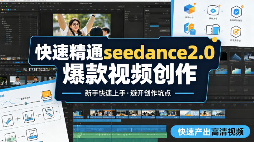 快速精通seedance2.0爆款视频创作，快速产出高清视频，避开大量创作坑点，新手也能快速上手-百川聊项目