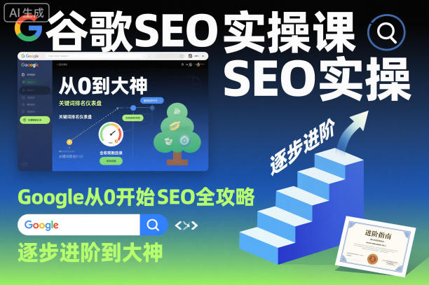 谷歌SEO实操课，Google从0开始SEO全攻略，逐步进阶到大神(更新26年)-百川聊项目