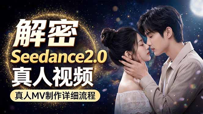 Seedance 2.0电影级真人 MV全流程拆解：提示词、运镜、粒子特效，手把手实操-百川聊项目