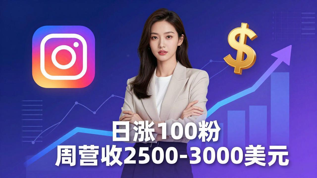 想做数字产品？Sheri亲授：日涨100粉、每周2500至3000美元的营收，Instagram躺着赚-百川聊项目