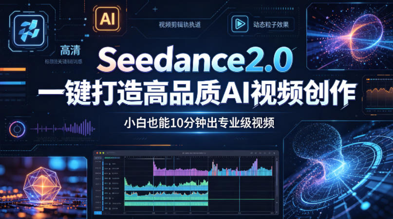 Seedance2.0一键打造高品质AI视频创作，小白也能10分钟出专业级视频-百川聊项目