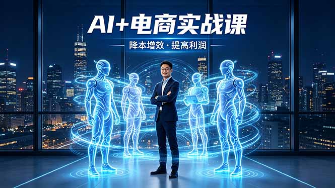 AI+电商实战课，1人+N个AI 智能体，把SOP变AI员工，实现降本增效提高利润-百川聊项目