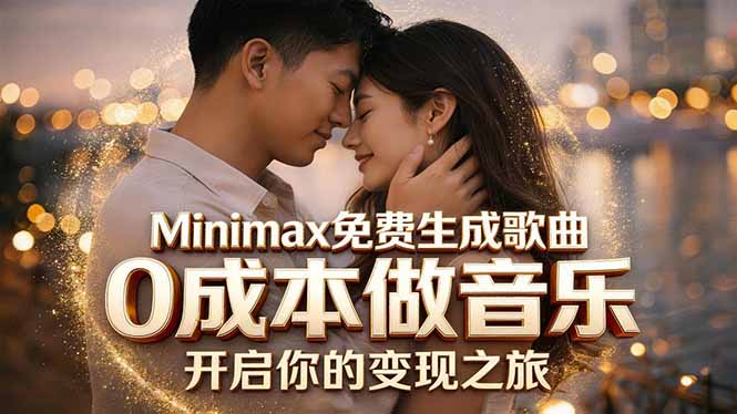 Minimax免费生成歌曲实测！0成本做音乐，说唱流行Lofi一键生成-百川聊项目