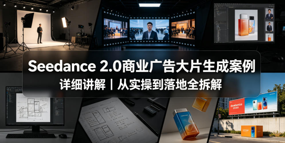 Seedance 2.0商业广告大片生成案例详细讲解｜从实操到落地全拆解-百川聊项目
