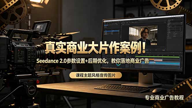 真实商业大片作案例！Seedance 2.0参数设置+后期优化，教你落地商业广告-百川聊项目