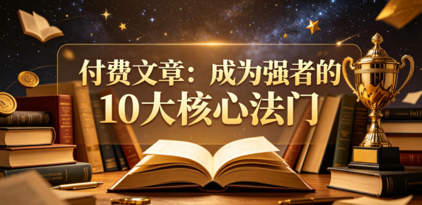 付费文章：成为强者的10大核心法门-百川聊项目