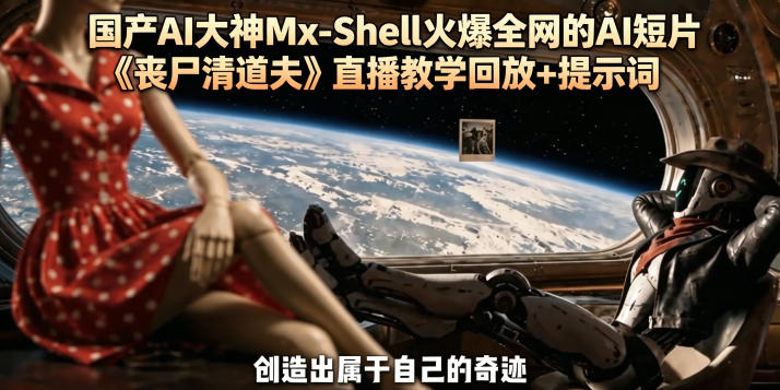 国产AI大神Mx-Shell火爆全网的AI短片《丧尸清道夫》直播教学回放+提示词-百川聊项目