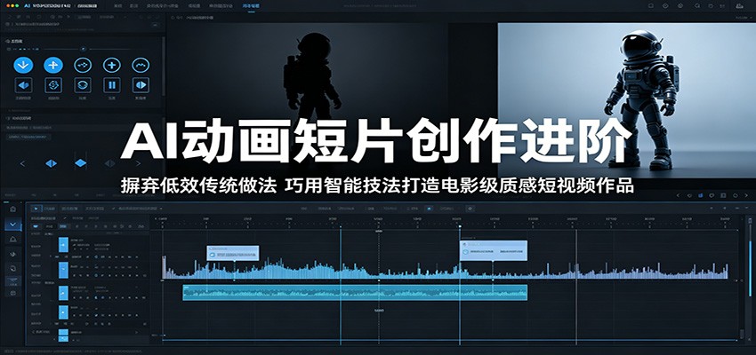 AI动画短片创作进阶：摒弃低效传统做法，巧用智能技法打造电影级质感短视频作品-百川聊项目