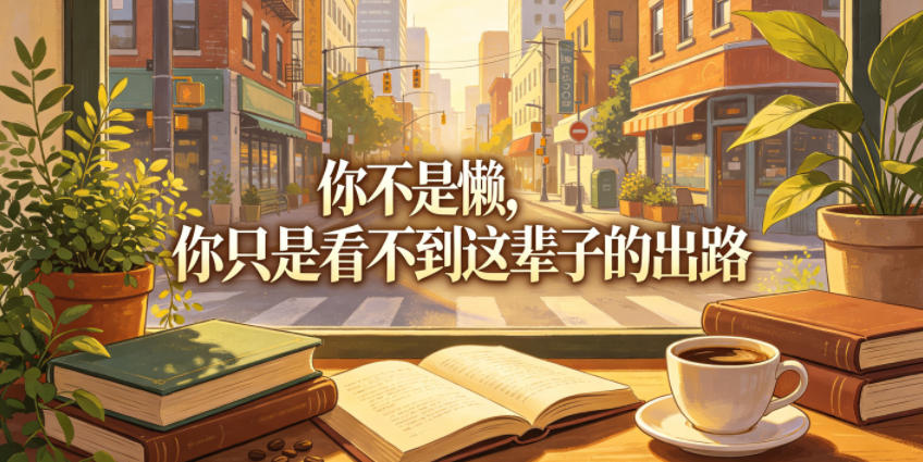 付费文章：你不是懒，你只是看不到这辈子的出路-百川聊项目