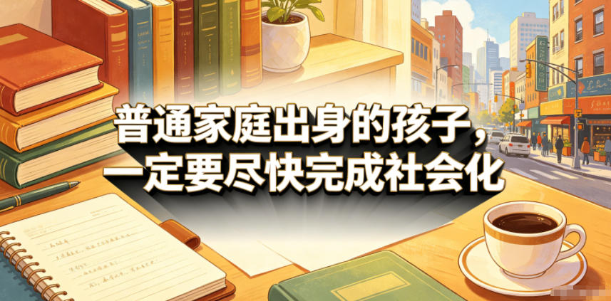 付费文章：普通家庭出身的孩子，一定要尽快完成社会化-百川聊项目