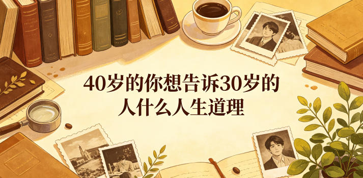 公众号付费文章：40岁的你想告诉30岁的人什么人生道理？-百川聊项目