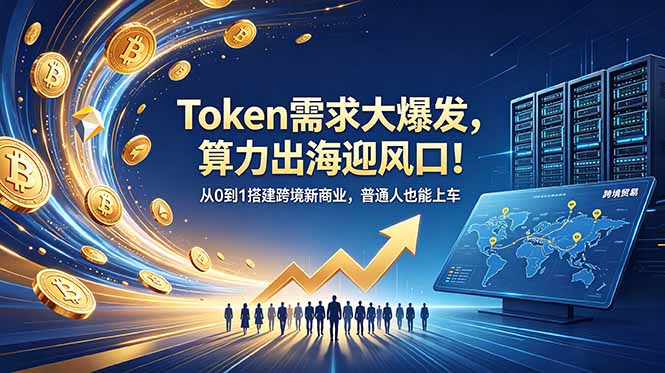Token需求大爆发，算力出海迎风口！从0到1搭建跨境新商业，普通人也能上车-百川聊项目