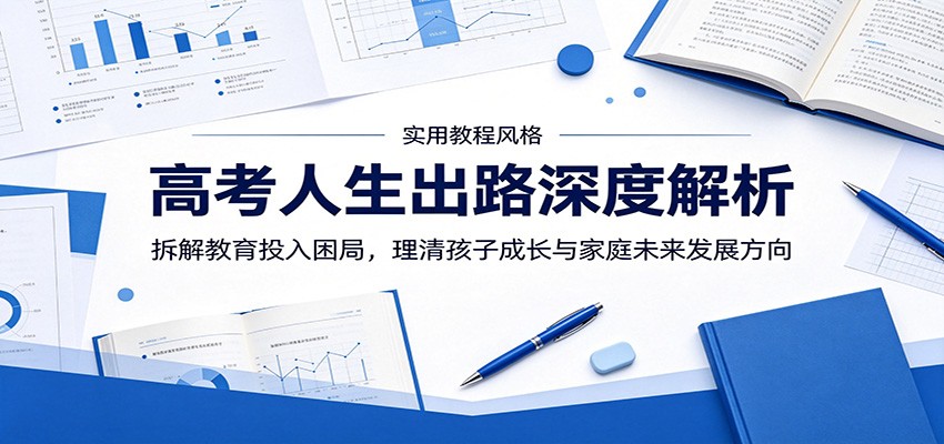 高考人生出路深度解析：拆解教育投入困局，理清孩子成长与家庭未来发展方向-百川聊项目