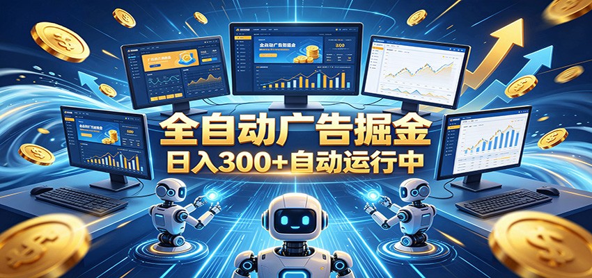自动广告G机，日入300+，正规平台，广告浏览获益，时间自由，适合各类人群日常增收-百川聊项目