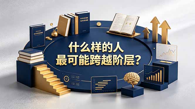 付费文章：什么样的人最可能跨越阶层？具备这五种特质，普通人也能顺利跨越阶层-百川聊项目