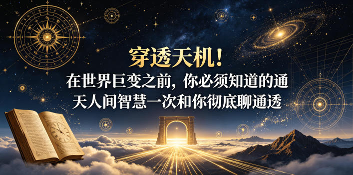 付费文章：穿透天机！在世界巨变之前，你必须知道的通天人间智慧一次和你彻底聊通透-百川聊项目