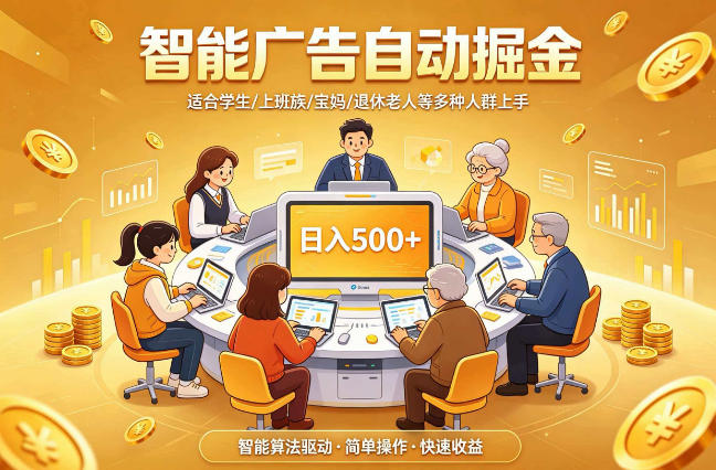 2026年最好做的项目：自动掘金项目，小白轻易上手，单日轻松收入500+【揭秘】-百川聊项目