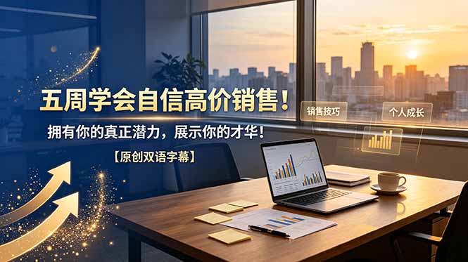五周学会自信高价销售！拥有你的真正潜力，展示你的才华！【原创双语字幕】-百川聊项目
