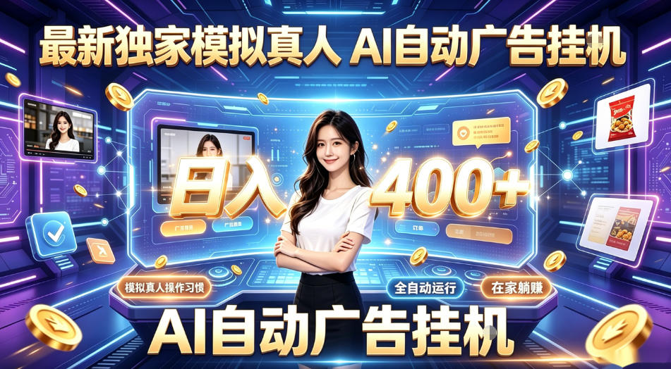 最新独家模拟真人，AI自动挂号挂G，日入400+，全程全自动运行，无需人工【揭秘】-百川聊项目
