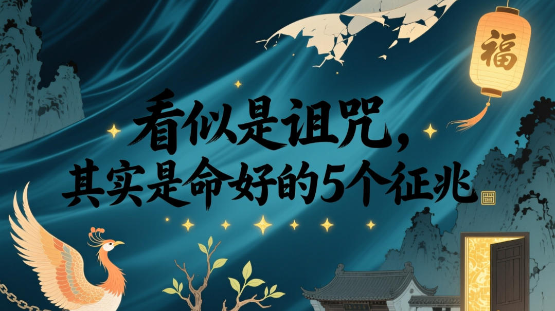 付费文章：看似是诅咒，其实是命好的5个征兆-百川聊项目